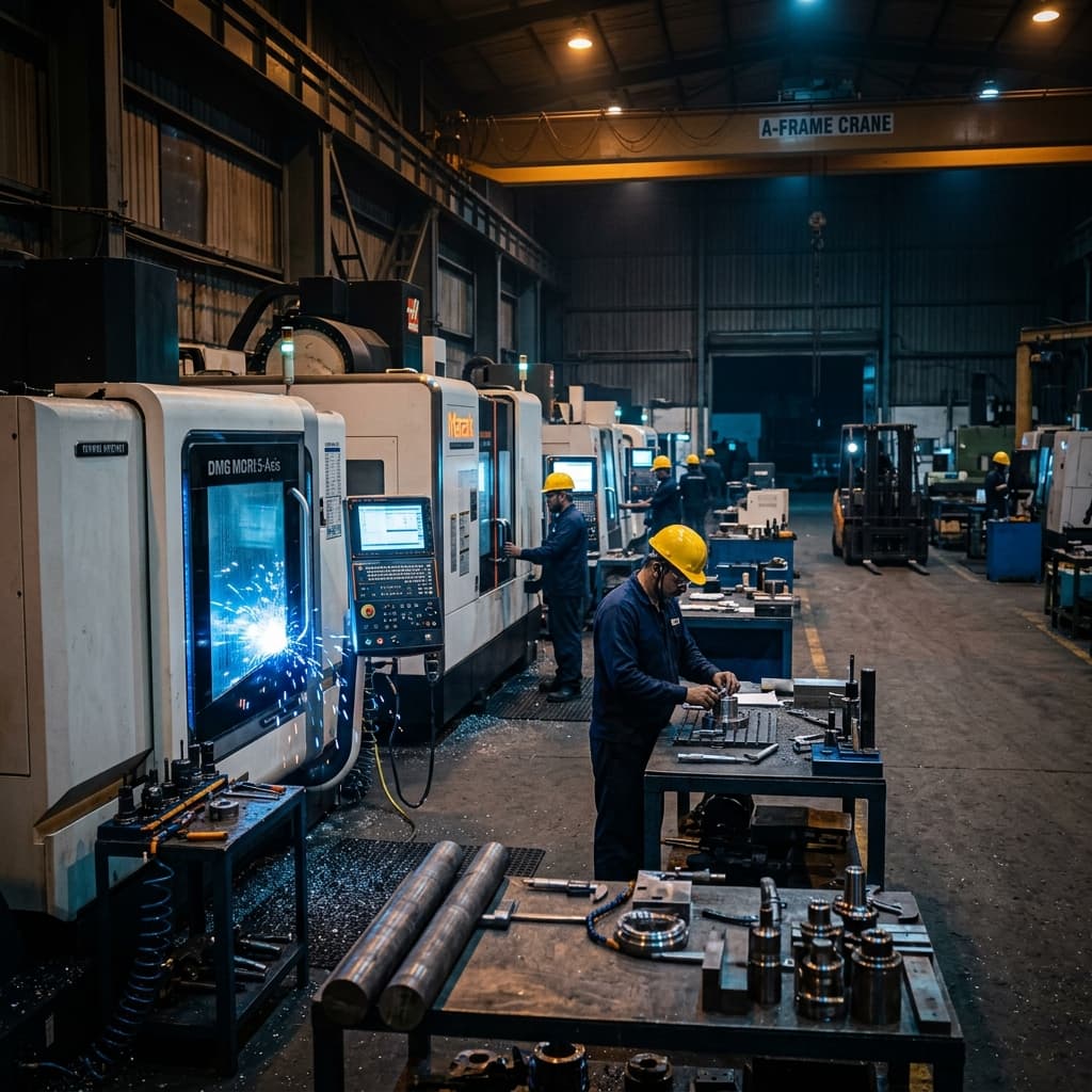 D&K CNC Makine — Endüstriyel CNC Talaşlı İmalat Atölyesi